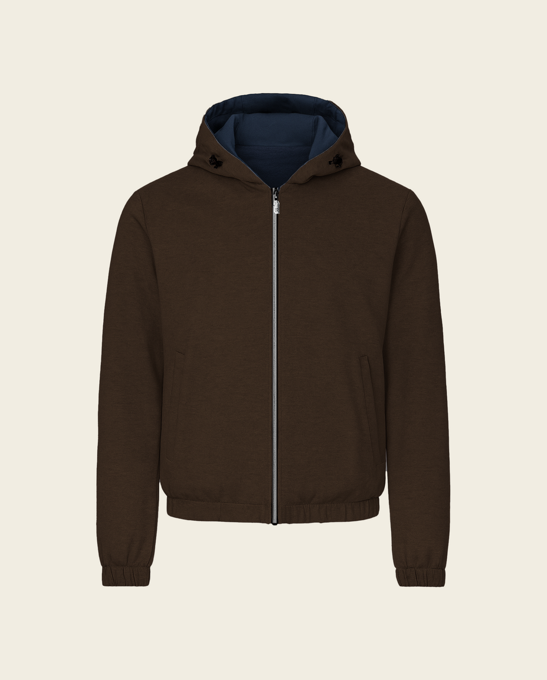 REVERSIBLE JACKET - NAVY/BROWN